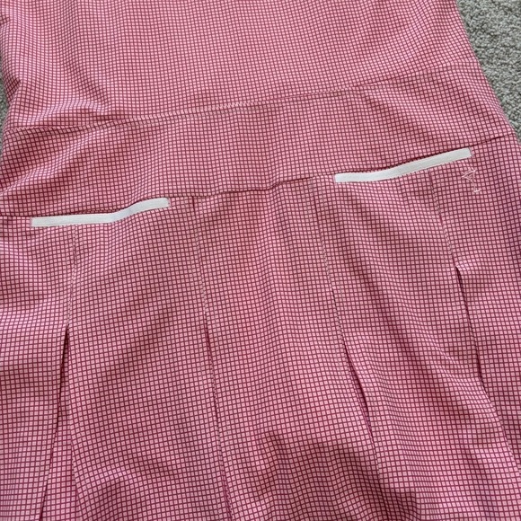 Golfini Dress Womens L Pink Athletic Golf Pickleball Tennis Pleated Zip Preppy - Picture 11 of 14